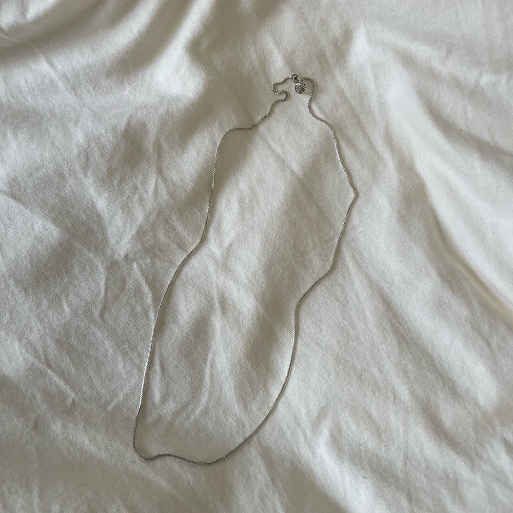 Delicate silver chain